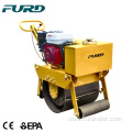 Walk behind mini single double drum compactor road pedestrian vibratory roller FYL-450